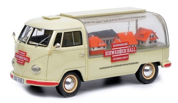 18U00184 VW T1 Advertisement Van Schwäbisch Hall 1954 1:18